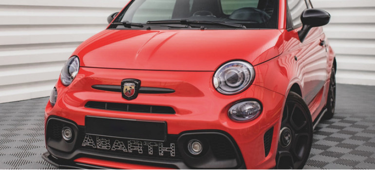 Аэродинамический обвес на Abarth 500 2016-2023 годов выпуска