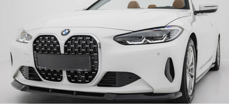 Аэродинамический обвес на БМВ (BMW) 4 G22 (купе) и G23 (кабриолет) со стандартными (не М-Пакет) бамперами