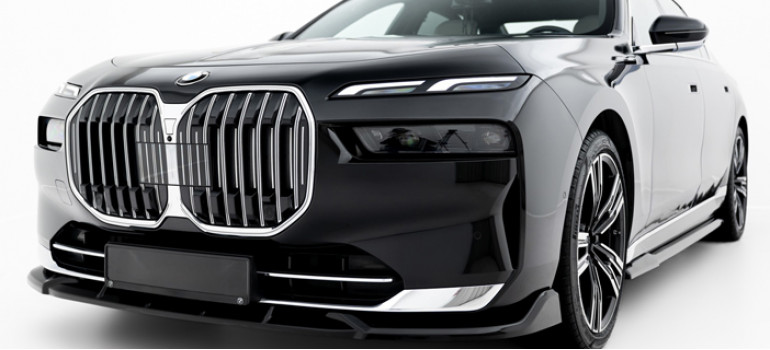 Аэродинамический обвес FT V.1 на БМВ (BMW) 7 G70 со стандартными (не М Пакет) бамперами