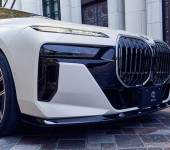 Спойлер (губа) переднего бампера на БМВ (BMW) 7 G70 от японского тюнинг-ателье 3D Design