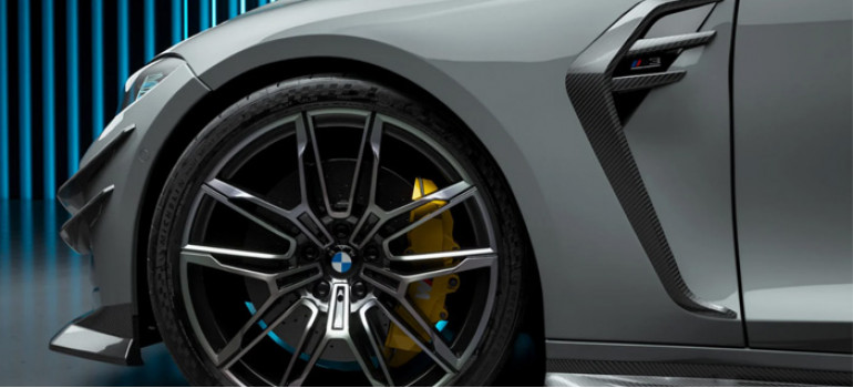 Карбоновые окантовки жабер передних крыльев БМВ М3 (BMW M3) G80