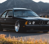 Готовый натяжной потолок на БМВ (BMW) E24 1975-1989 годов выпуска