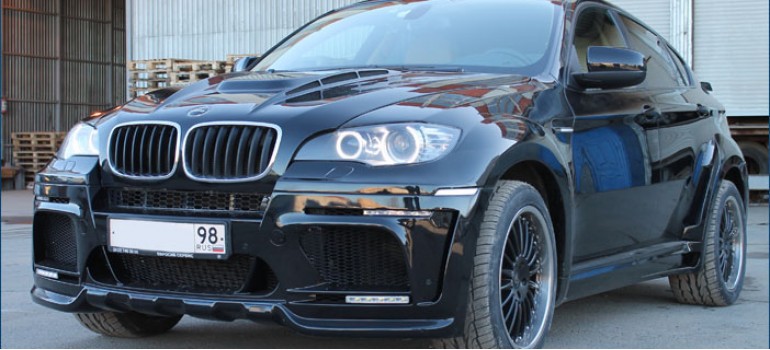 Профессиональная установка и покраска тюнинг-обвеса Hamann EVO M на БМВ ( BMW )X6 E71