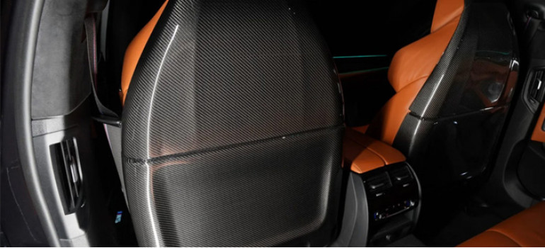 Карбоновые спинки передних комфортных сидений для БМВ (BMW) 