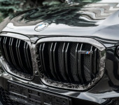 Карбоновая решетка радиатора (ноздри) для БМВ (BMW) X5M F95 и X5 G05