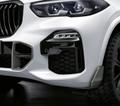 Карбоновые элероны М Перформанс (M Performance) переднего бампера на БМВ (BMW) X5 G05