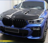 Тюнинговый карбоновый капот на БМВ (BMW) X6 G06