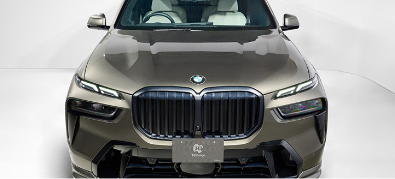 Аэродинамический обвес от японского тюнинг ателье 3D Design на БМВ (BMW) X7 G07 LCI