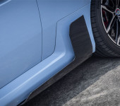 Карбоновые элероны М Перформанс (M Performance) под заднюю часть порогов БМВ (BMW) M2 G87