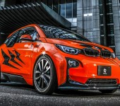 Аэродинамический стайлинг от японского тюнинг-ателье 3D Design на БМВ (BMW) i3