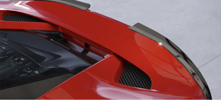 Спойлер на багажник на Феррари (Ferrari) F8 Tributo/Spider Спойлер на багажник на Феррари (Ferrari) F8 Tributo/Spider