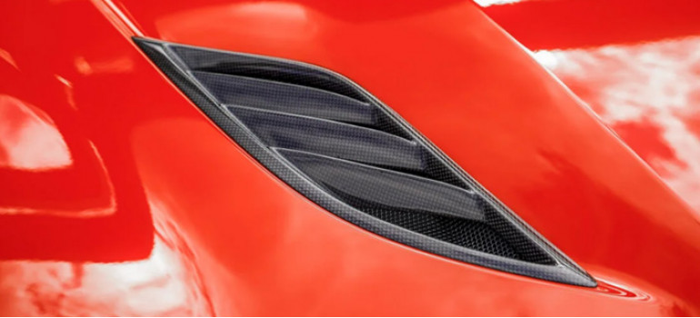 Карбоновые вставки (жабры) в капот Феррари Портофино (Ferrari Portofino)