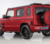 Аэродинамический обвес Mudron на Suzuki Jimny 5 дверей в стиле Mercedes G63 Brabus от японского тюнинг-ателье Aimgain