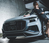 Аэродинамический обвес РОВЕН (ROWEN) на Ауди (Audi) Q8 4M S-Line