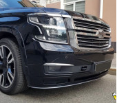 Спойлер переднего бампера на Шевроле Тахо 4 (Chevrolet Tahoe 4) 2014-2020