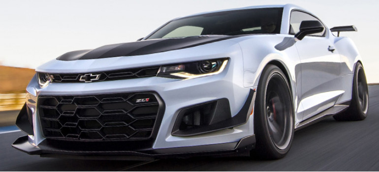 Передний бампер ZL1 1LE на Chevrolet Camaro 2018+