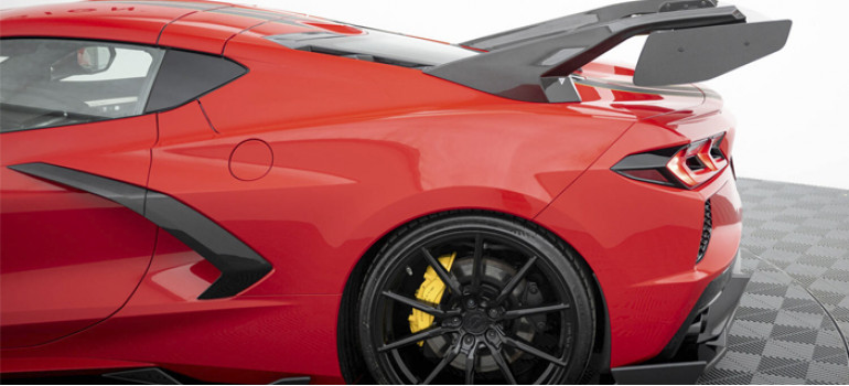 Карбоновое антикрыло на Шевроле Корвет (Chevrolet Corvette) C8