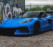 Аэродинамический обвес Liberty Walk на Шевроле Корветт (Chevrolet Corvette) C8