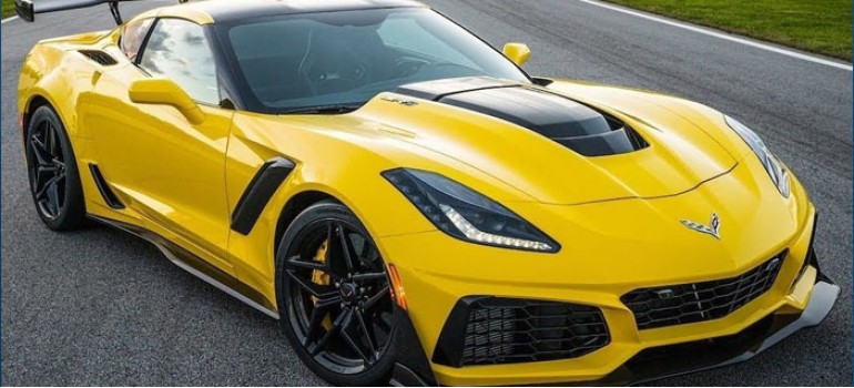 Передний бампер ZR1 на Chevrolet Corvette