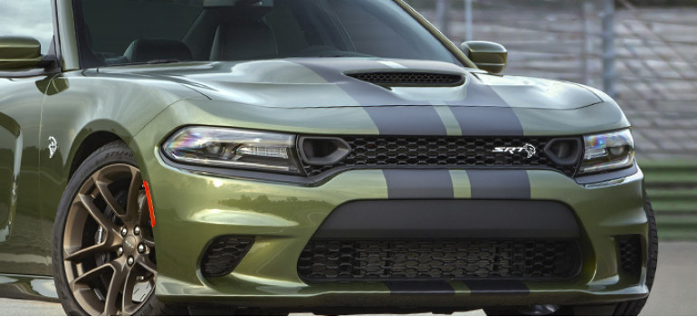 Передний бампер СРТ Хеллкэт (SRT Hellcat) на Додж Чарджер (Dodge Charger) 2014 модельного года