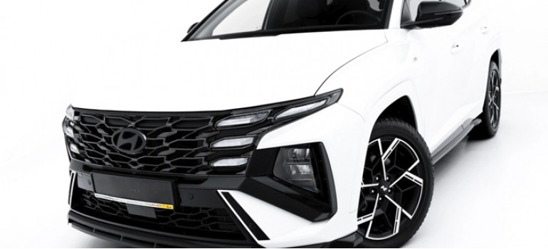 Аэродинамический обвес на Hyundai Tucson N-Line MK4 Facelift (рестайлинг) 2023+