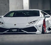 Аэродинамический обвес на Ламборгини Хуракан (Lamborghini Huracan) от японского тюнинг-ателье Liberty Walk