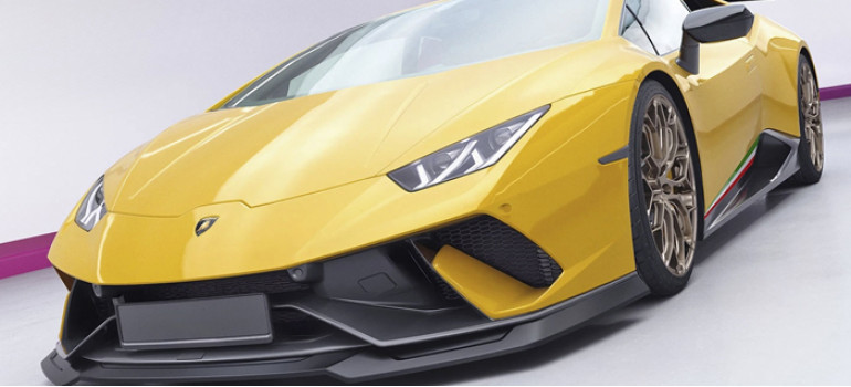 Спойлер (губа) переднего бампера на Ламборгини Хуракан (Lamborghini Huracan) Perfomante Спойлер (губа) переднего бампера на Ламборгини Хуракан (Lamborghini Huracan) Perfomante