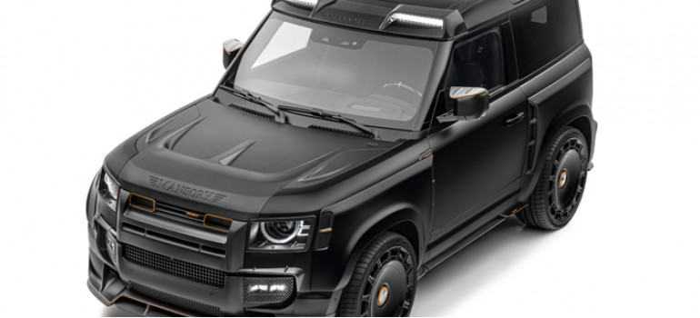 Аэродинамический обвес Мансори (Mansory) Black Edition на Land Rover Defender