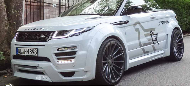 Аэродинамический обвес Хаманн (Hamann) на Range Rover Evoque Cabriolet