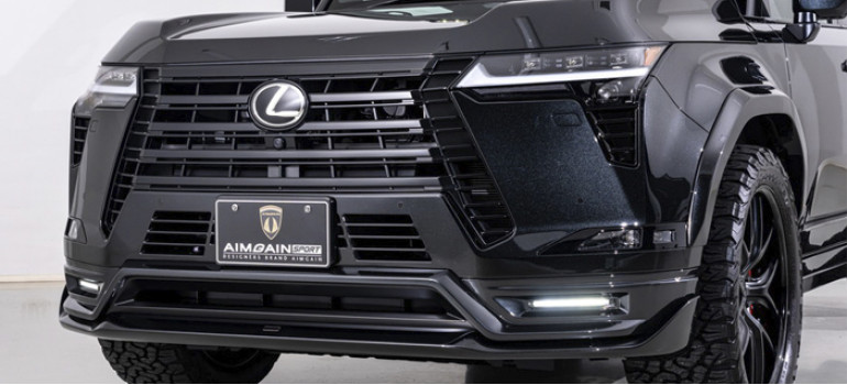 Аэродинамический обвес на Лексус (Lexus) GX550 от японского тюнинг-ателье AIMGAIN Аэродинамический обвес на Лексус (Lexus) GX550 от японского тюнинг-ателье AIMGAIN