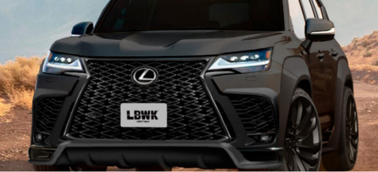 Новый обвес на новый Лексус (Lexus) LX600 от японского тюнинг-ателье Liberty Walk