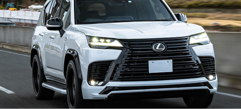 Аэродинамический обвес на Лексус (Lexus) LX600 от японского тюнинг ателье MZ Speed