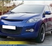 Копия (реплика) переднего бампера AutoExe на Mazda CX-7