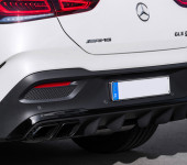 Диффузор заднего бампера АМГ (AMG) GLE63 на Mercedes GLE-Coupe C167