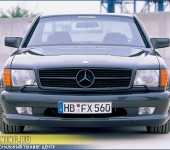 Аэродинамический обвес WALD для Mercedes W126 Coupe