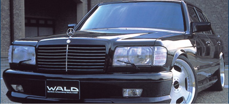 Реплика (копия) аэродинамического обвеса WALD на Mercedes W126