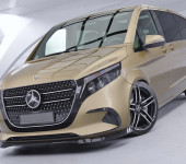 Спойлер переднего бампера на Мерседес (Mercedes) V-Class W447 2024+