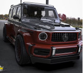 Аэродинамический обвес Вайдбоди (WideBody) на Мерседес (Mercedes) G63 W463a