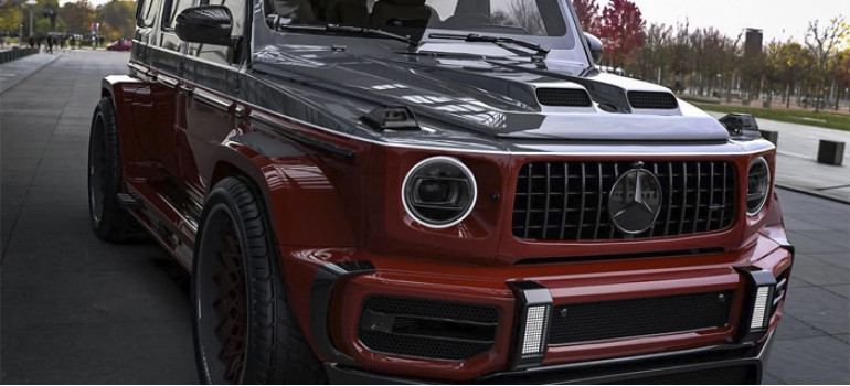 Аэродинамический обвес Вайдбоди (WideBody) на Мерседес (Mercedes) G63 W463a