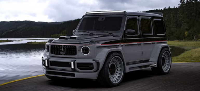 Аэродинамический обвес Вайдбоди (WideBody) на Мерседес (Mercedes) G63 W463a Аэродинамический обвес Вайдбоди (WideBody) на Мерседес (Mercedes) G63 W463a
