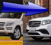 Рестайлинг Мерседеса (Mercedes) из GL X166 в GLS63 AMG X166