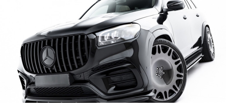 Аэродинамический обвес на Мерседес (Mercedes Benz) GLS X167 рестайлинг 2023 модельного года
