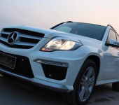 Аэродинамический обвес в стиле AMG 63 на Мерседес (Mercedes) GLK X204