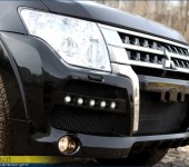 Передний тюнинг бампер FT на Мицубиси Паджеро (Mitsubishi Pajero) 4