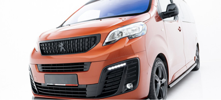 Аэродинамический обвес на Пежо Эксперт (Peugeot Expert) Mk3