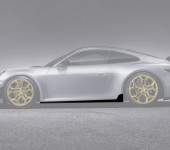 Карбоновые накладки на пороги Tech Art для Порше (Porsche) Carrera 992