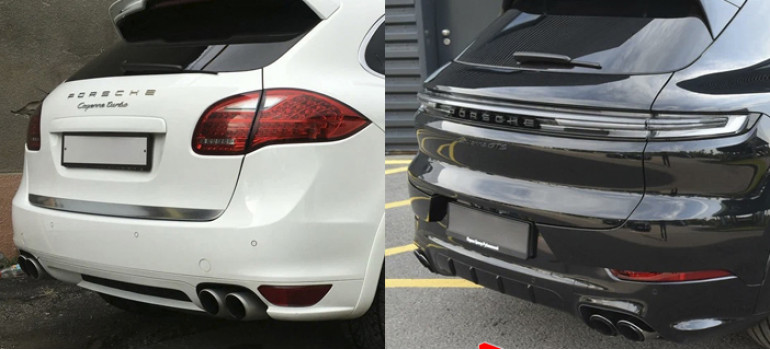 Комплект рестайлинга из Порше Кайен 958 в Porsche Cayenne 9Y0.2 GTS Комплект рестайлинга из Порше Кайен 958 в Porsche Cayenne 9Y0.2 GTS