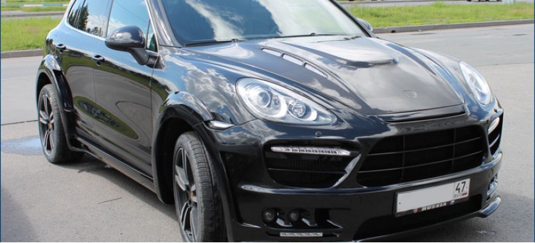 Профессиональная установка и покраска обвеса Хаманн ( Hamann ) на Порше Кайен ( Porsche Cayenne ) 958