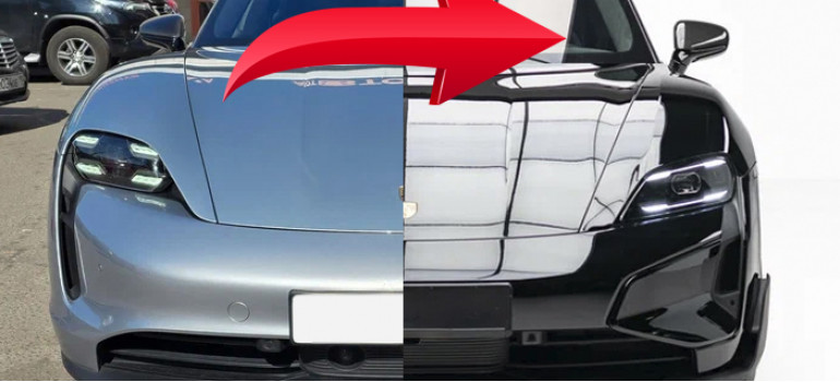 Комплект переделки из Porsche Taycan 9J1.1 в Taycan 9J1.2 Turbo GT Комплект переделки из Porsche Taycan 9J1.1 в Taycan 9J1.2 Turbo GT