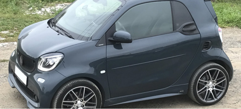 Спойлер Брабус (Brabus) на заднюю дверь Смарта Форту (Smart ForTwo) 453 2014+